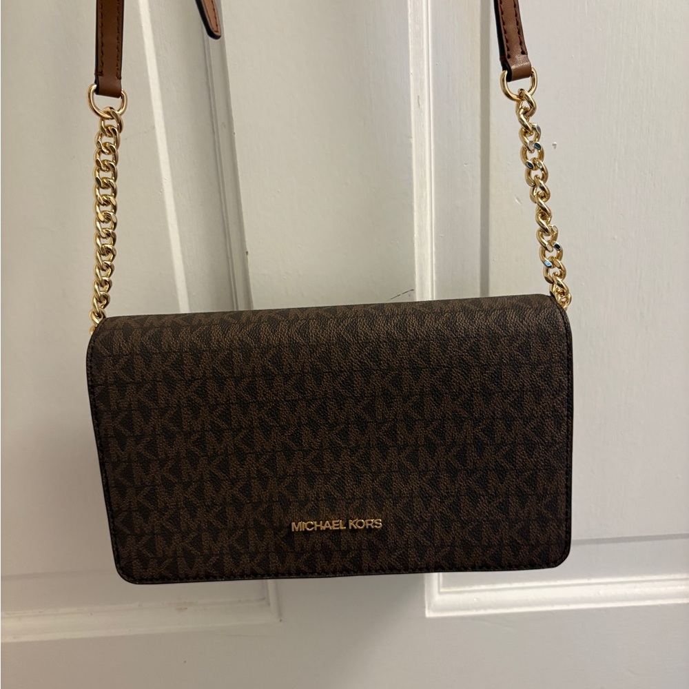 NWT Michael Kors Brown Crossbody Bag